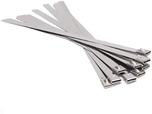Cırt Kelepçe Metal Paslanmaz Çelik Kablo Zip Bağı Çok Amaçlı Bağlama 4.6X300 1 Adet ürün görseli 1