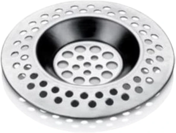 Easyso Paslanmaz Lavabo Evye Süzgeci 7Cm İdeal Boy Standart Gri Delikli Yeni Model Sök- Tak - Çıkar Kolay Temizlenir Lavabo/Banyo/Küvet Aksesaur 1 Adet ürün görseli 1