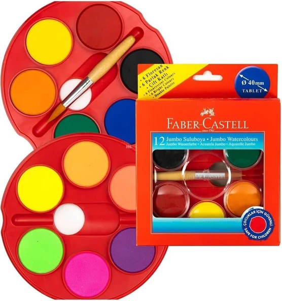 Faber-Castell Little Creatives Suluboya12Li ürün görseli 1