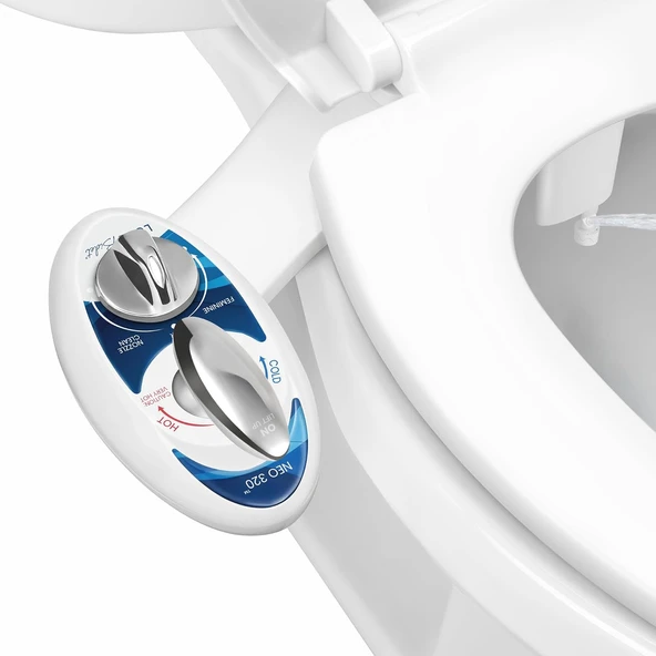 Luxe Bidet Neo 320 Klozet Üstü Bide Başlığı, Çift Memeli, Sıcak Su, ürün görseli 1
