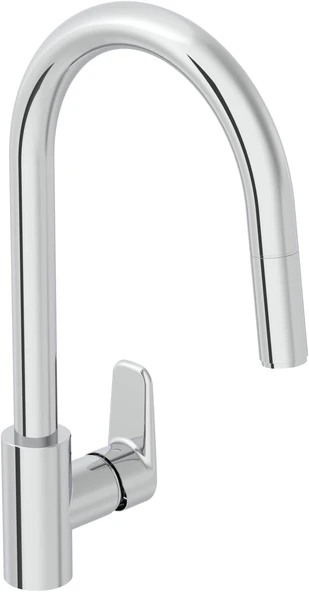 Artema Shift T20 A43678 Eviye Bataryası, C Tipi, Pull-Down, Krom ürün görseli 1