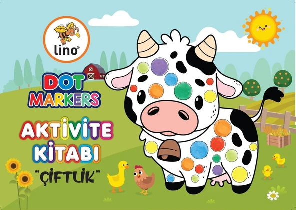 Lino Dot Markers Boyama Kitabı Çiftlik ürün görseli 1