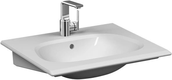Frame 5707B403-0001 Etajerli Lavabo, 60 Cm, Clean, Beyaz ürün görseli 1
