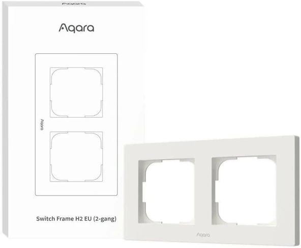 Aqara Anahtar Çerçevesi 2'Li Beyaz Fe-X01D-B ürün görseli 1
