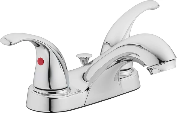 Aqua Vista 15-B42Wp-Ch-Av İki Saplı Banyo Lavabo Bataryası, Cilalı Krom ürün görseli 1