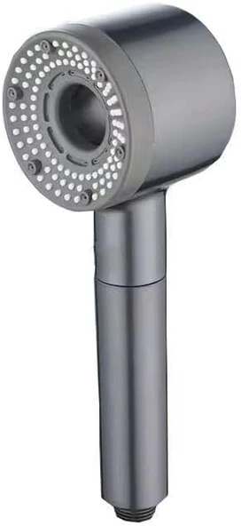 Smartizi 5 Fonksiyonlu Turbo Duş Başlığı (Gri) - Yüksek Basınçlı Tazyik Ayarlı Lüks Banyo Başlığı ürün görseli 1