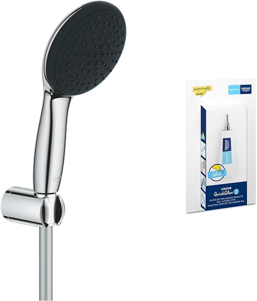 Grohe Vitalio Start 110 El Duşu Seti + Quickglue Banyo Yapıştırıcı Seti ürün görseli 1
