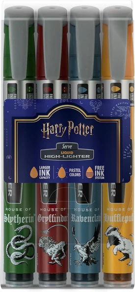 Serve Likit Kalem Harry Potter 4'Lu Pet Blister ürün görseli 1