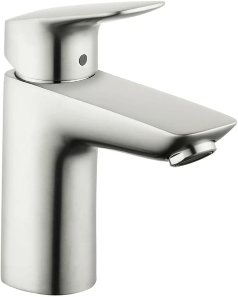 Hansgrohe Logis Low Flow Water Saving 1-Handle 1 6-Inch Tall Bathroom Sink Faucet In Brushed Nickel, 71100821 ürün görseli 1