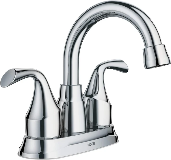 Moen Idora 4 In. Centerset 2-Handle Bathroom Faucet In Chrome ürün görseli 1