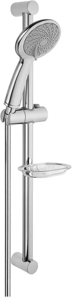 Artema Samba A45680Sta 3F Sürgülü El Duşu Takımı, 6 L/Dk Su Akışı, Duvara Monte, Krom ürün görseli 1