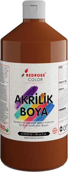 Red Terracotta Akrilik Boya 1000 Gr ürün görseli 1