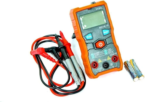 Wellhise Xt803 Multimetre Dijital Otomatik Akım Voltaj Ölçer Avometre ürün görseli 1