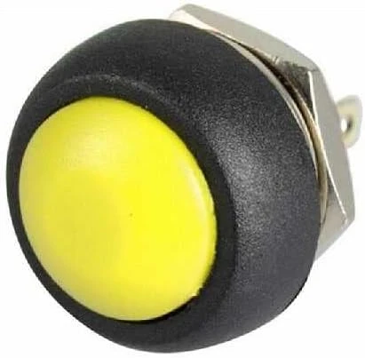 Sanec Ic-184 Buton 12Mm Pbs33B - Sarı ürün görseli 1