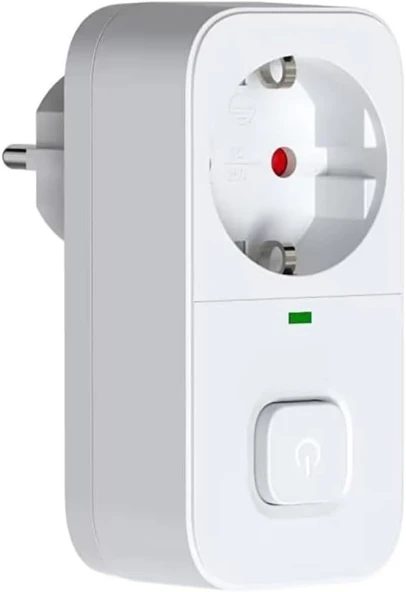 Ftr-16 Akıllı Priz, 3680W, 250V/16A, Aşırı Akım Koruması, On/Off Düğmeli, Beyaz, Duvar Tipi ürün görseli 1