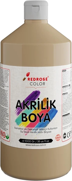 Red Ten Rengi Akrilik Boya 1000 Gr ürün görseli 1
