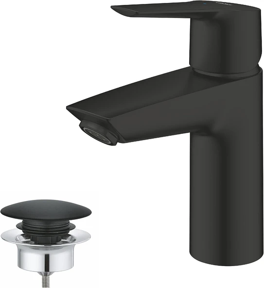 Grohe Start Quickfix Lavabo Bataryası, S-Boyut, Su Tasarruflu, Mat Siyah, 235512432 ürün görseli 1