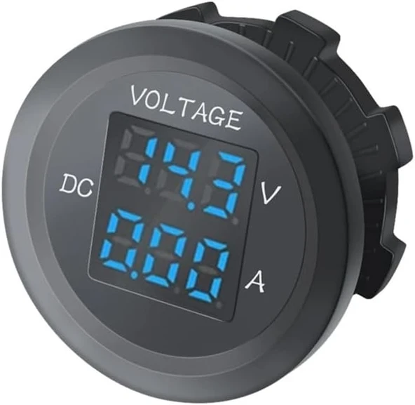 Dc12V/24V Dijital Voltmetre Ampermetre ürün görseli 1