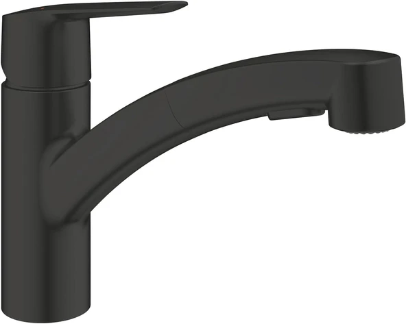 Grohe Start Spiralli Eviye Bataryası | 90˚ Dönüş Açısı | Mat Siyah | 303072431 ürün görseli 1
