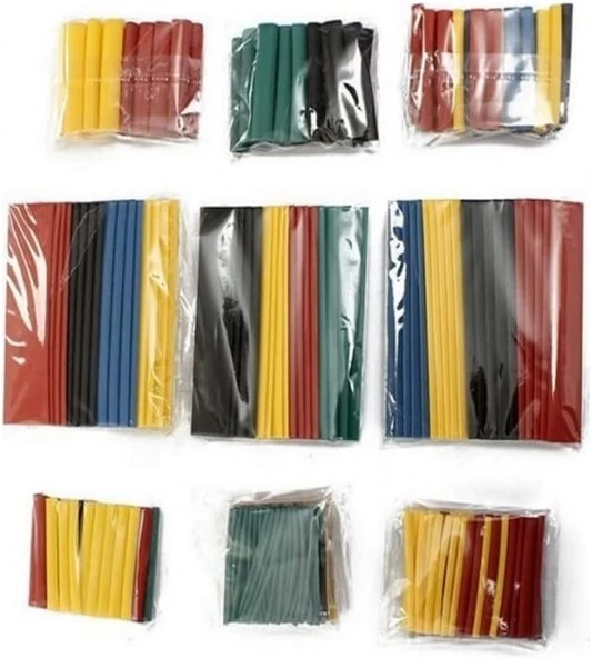 Makaron Set Isı Ile Daralan Kablo Seti 530 Adet 8 Boy ürün görseli 1