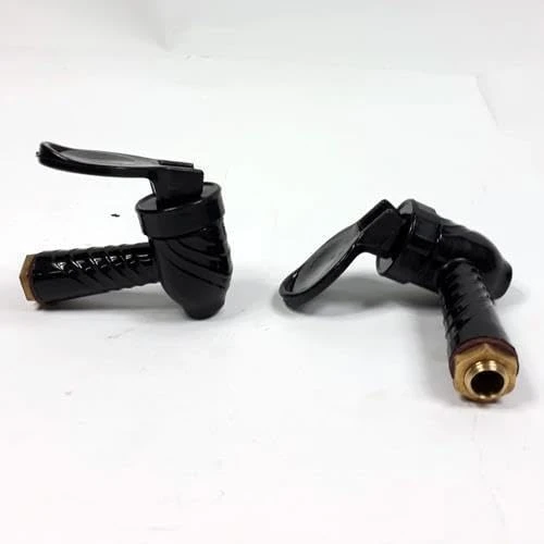 Erkek Vidali Prinç Sarı Metal Universal Semaver Musluğu ürün görseli 1