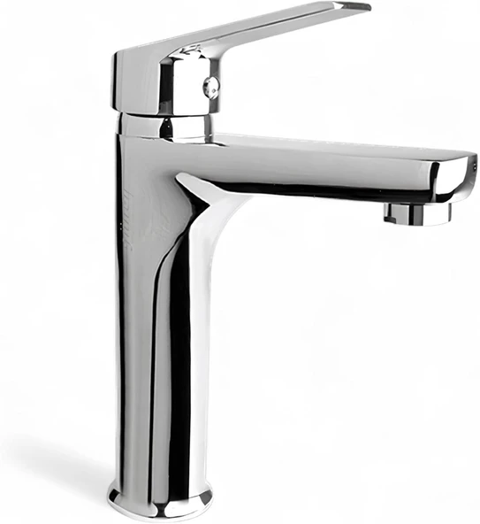 Mix Krom Kaplama Sıcak Soğuk Tezgah Üstü Banyo Mutfak Lavabo Bataryası Aç Kapa Evye Armatür Musluk ürün görseli 1