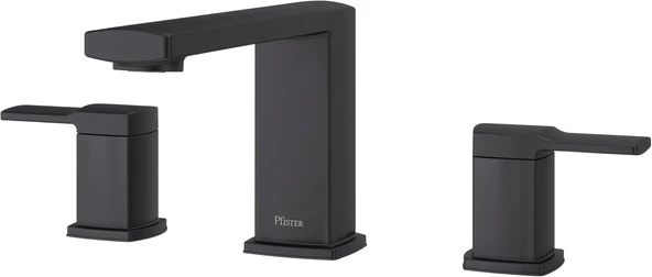 Pfister Rt6-5Dab Deckard 3 Delikli Roma Küveti Musluğu, Mat Siyah ürün görseli 1