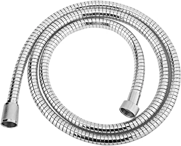 Promosyonca Lüks Örgülü Duş Hortumu, Metal, Gümüş, 1.5 2 Metre Seçenekleri (1,5 Metre) ürün görseli 1