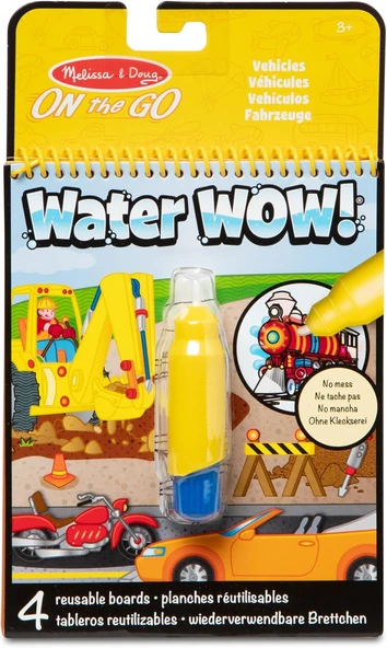 Melissa & Doug Water Wow Su Ile Boyama Kitabı Araçlar (15375) ürün görseli 1