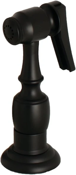 Brass Kbspr0 Mutfak Bataryası Yan Püskürtücü, Mat Siyah, 12,7 Cm ürün görseli 1
