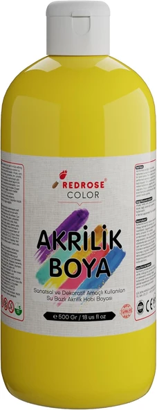 Red Sarı Akrilik Boya 500 Gr ürün görseli 1