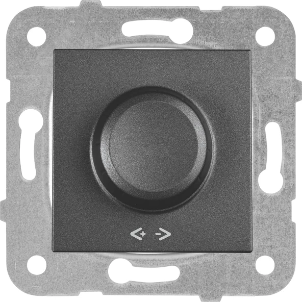 Novella/Trenda Füme Dimmer Rl 20 500W Mekanizma Düğme/Kapak ürün görseli 1