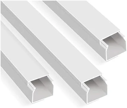 4 Metre (12X12Mm) Kendinden Yapışkanlı Kablo Kanalı | 4M (10 Adet X 40Cm) Kablo Gizleyici ürün görseli 1