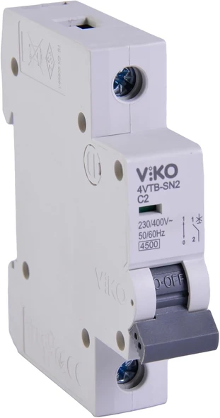 4Vtb-1C02 Otomatik Sigorta 4,5Ka C Tipi 1 Kutup 02A ürün görseli 1