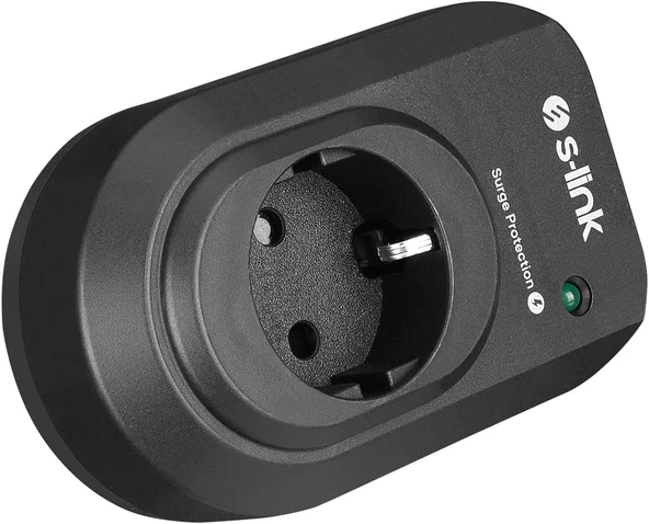 S-Link Sl-06 16A 3500W 450 Joule Akım Korumalı Tekli Priz ürün görseli 1