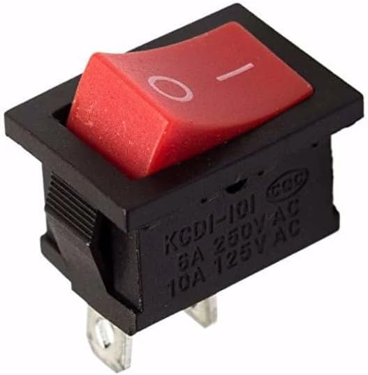 Sanec On Off Anahtar 2 Pin Işıksız 6A 250V ürün görseli 1