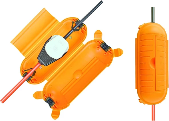 Brennenstuhl Safe-Box Kablo Koruyucu Kapsülü Big Ip44 Dış Mekan Sarı ürün görseli 1