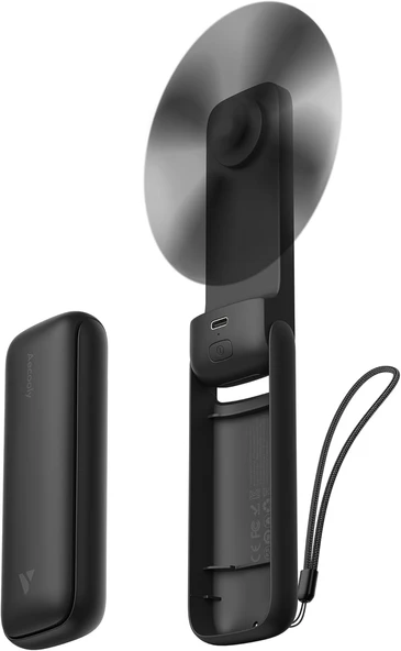 Aecooly İnce Taşınabilir Fan, İnce Elde Taşınabilir Fan, Usb Şarj Edilebilir Mini Kişisel [24H Maksimum Soğutma Süresi], Seyahat Için Akülü Küçük Katlanabilir Cep, Yaz, Kadın Erkekler, Kızlar Için ürün görseli 1