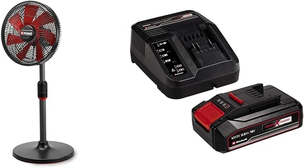 Ge-Cf 18/320 P Li - Solo, Akülü Vantilatör + 18V 2,5 Ah Pxc Starter Kit, Akü & Şarj ürün görseli 1