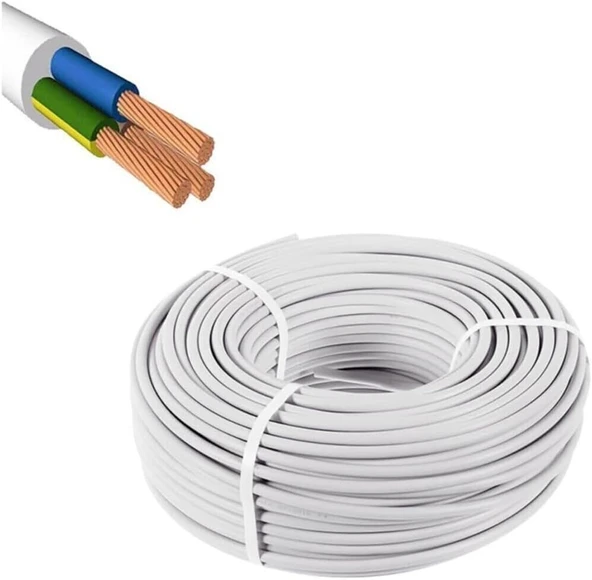 3X2,5 Ttr Elektrik Kablosu, 5 Metre ürün görseli 1