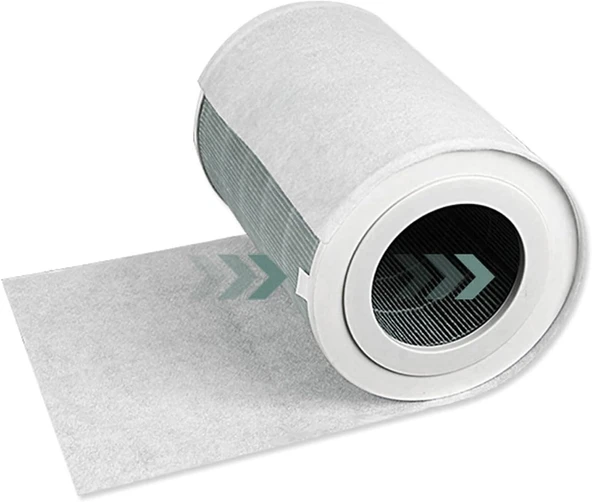 Faf Fresh Air Filter 10 Adet Purifier 1/2H/2C/2S/3H/3C/Pro/Proh/4/4 Lite/4Pro/F1 İle Uyumlu Filtre Üstüne Tüy Toz Tutma Elektrostatik Elyaf Pamuk Ön Filtre (Xiaomi 4 Lite Compatible) ürün görseli 1