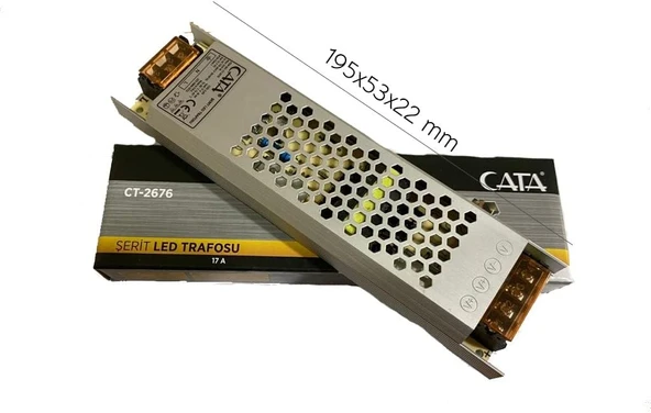 Cata Ct 2676 17 Amper 204W Süper Sli̇m Trafo ürün görseli 1
