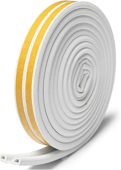 Orret Kapı Pencere Fitili – 2,80 M X 2 (Toplam 5,6 M) Pimapen İzolasyon Bandı, Soğuk Hava Toz Önleyici Yalıtım Fitili, Ses Isı Yalıtımı İçin Kendinden Yapışkanlı Conta (Beyaz) ürün görseli 1