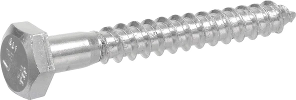 Die Hillman Grup 230009 Hex Lag Vida, 1/4 Inç X 1 – 1/2 Inç, Çinko, 100 Adet ürün görseli 1