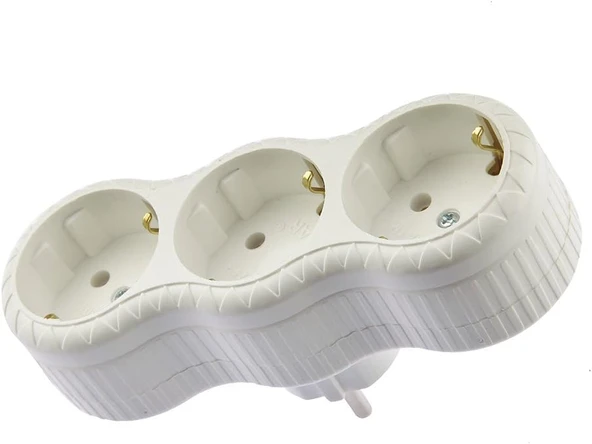 Tek-Iş Fiş Priz Topraklı Dikey, 3'Lü ürün görseli 1