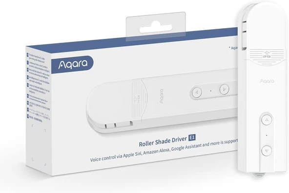 Aqara Stor Perde Sürücüsü E1, Aqara Hub, Zamanlama Ses Kontrollü Akıllı Kör Motor, Uzun Pil Ömrü Ile Şarj Edilebilir, Homekit, Alexa, Google Assistant Ifttt Ile Uyumlu ürün görseli 1