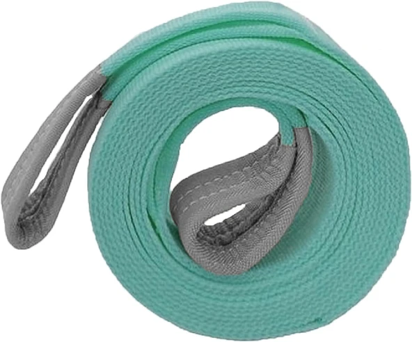 Yük Kaldırma Taşıma İndirme Halat Sapan Polyester Spanzet 2 Ton 6 Metre Turkuaz Sağlam ürün görseli 1