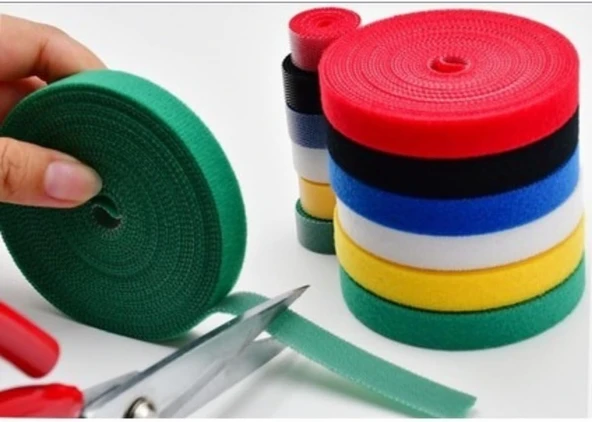Bakgelal Cırt Cırt Sabitleyici Kablo Düzenleyici 5 Metre X 1Cm ürün görseli 1