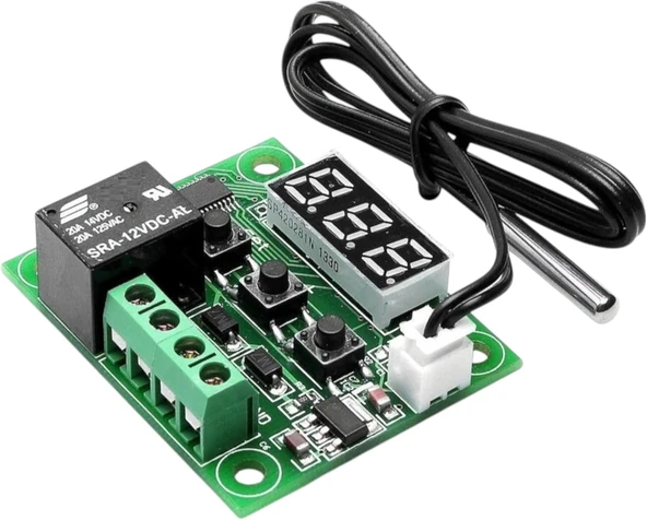 W1209 Termostat, W1209 Dijital Termostad, Kuluçka Termostatı, W1209 Sıcaklık Ölçer ürün görseli 1