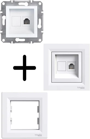 Schneider Electric Eph4100121 Anten Telefon Rj11, Beyaz ürün görseli 1